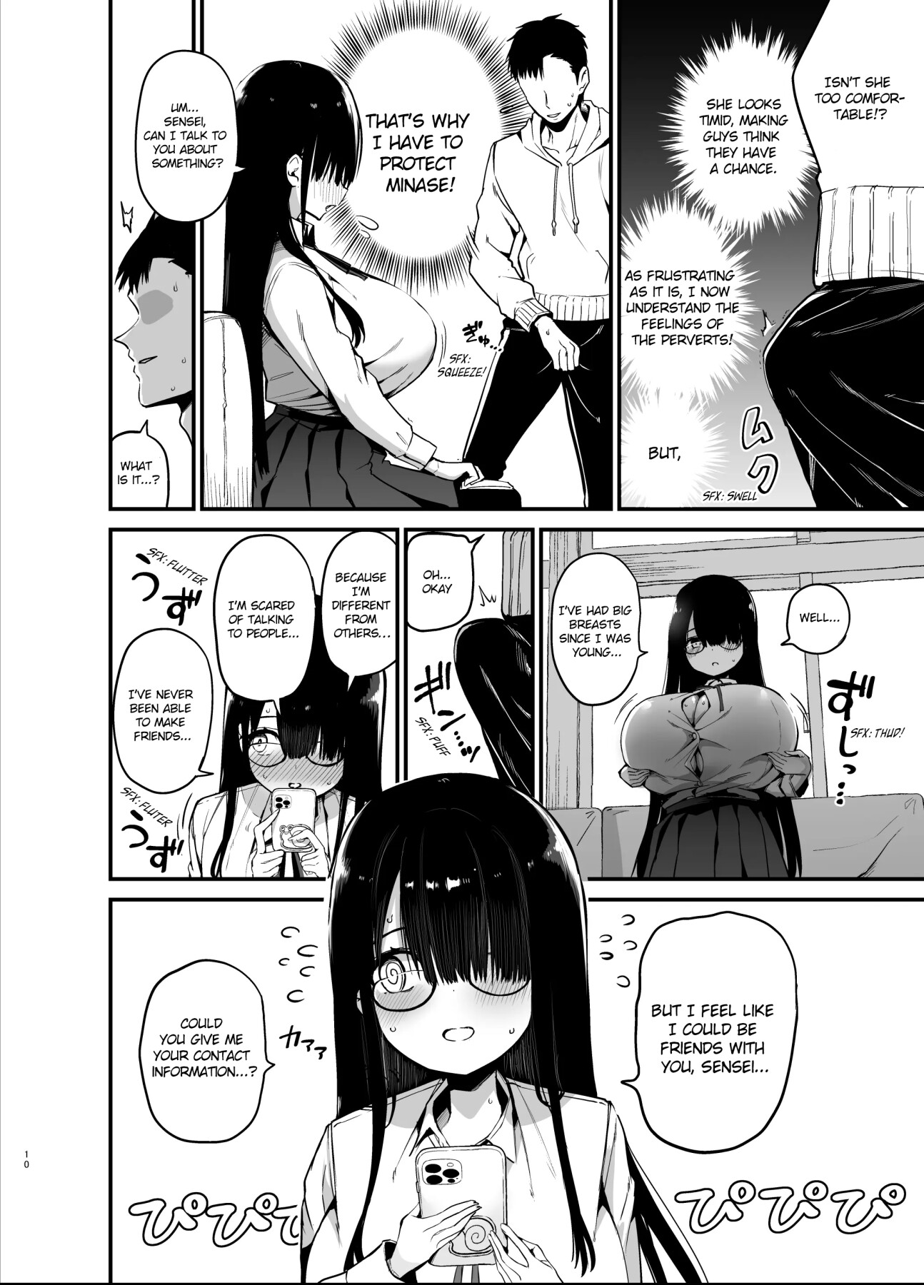 Hentai Manga Comic-Introverted K-cup girl-Read-10
